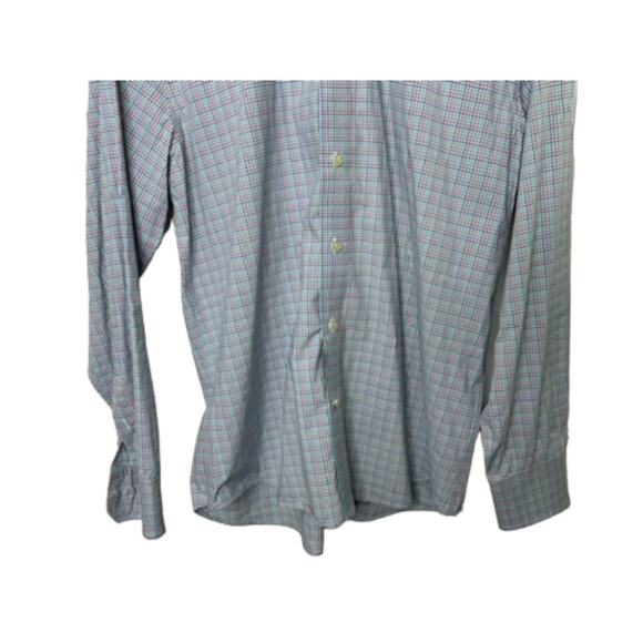 Southern Tide Trim Fit Cotton Blend Spring Plaid Button-Down Shirt Men's Medium - Picture 4 of 5